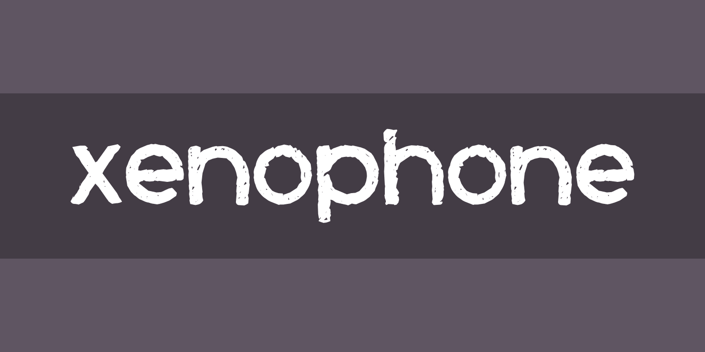Шрифт Xenophone
